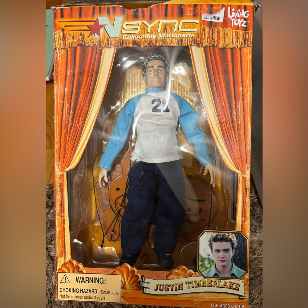 *NSYNC Justin Timberlake Collectible Marionette